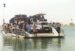 Passage du Bac Sngal Mauritanie  Rosso