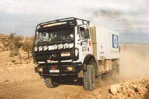 Camion 414 Paris Dakar 2001 Pilote Francois Marcheix