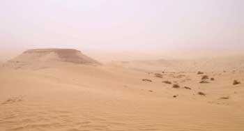 Paysage du grand erg oriental tunisien