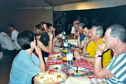 Diner au campement "Le Paradis"