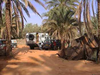 Le campement "Le Paradis" à Ksar Ghilane