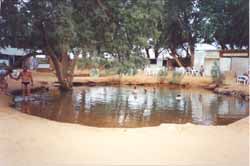 Bain douche de Ksar Ghilane