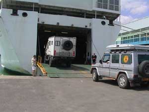 Embarquement sur le "Libert"  Tunis-La Goulette